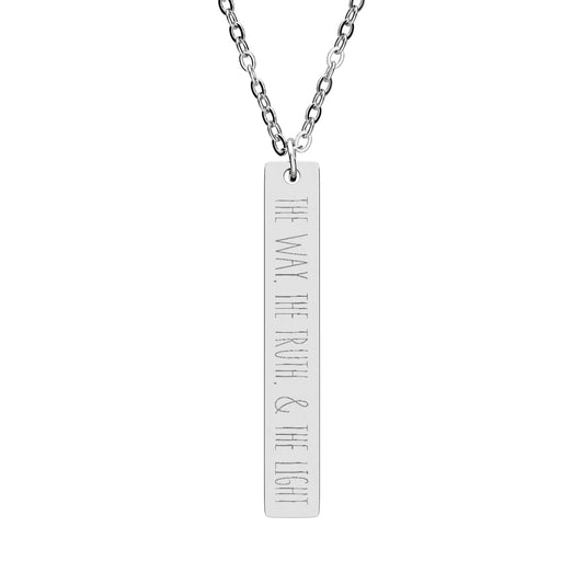 The Trinity Bar | Vertical Bar Necklace