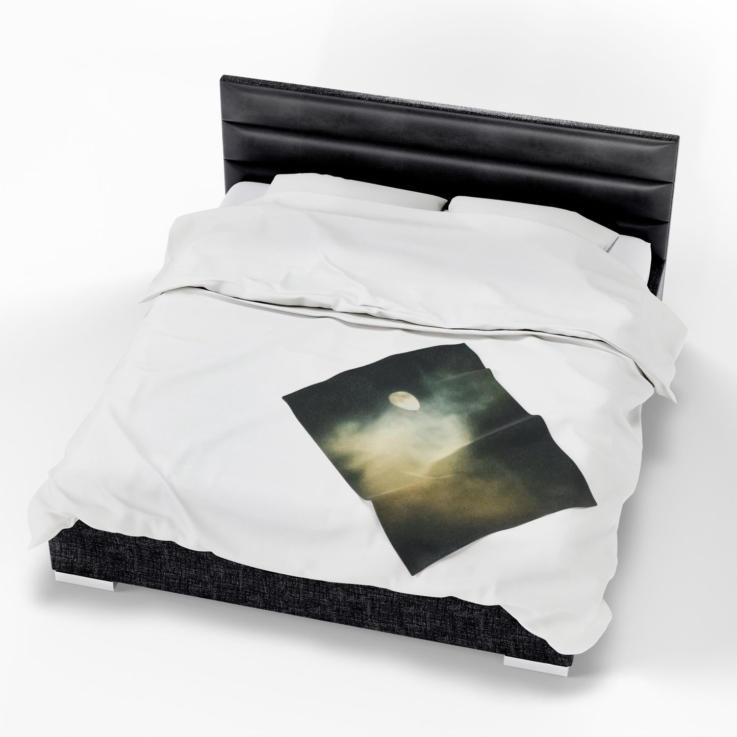 Ghostly Moon | Plush Blanket