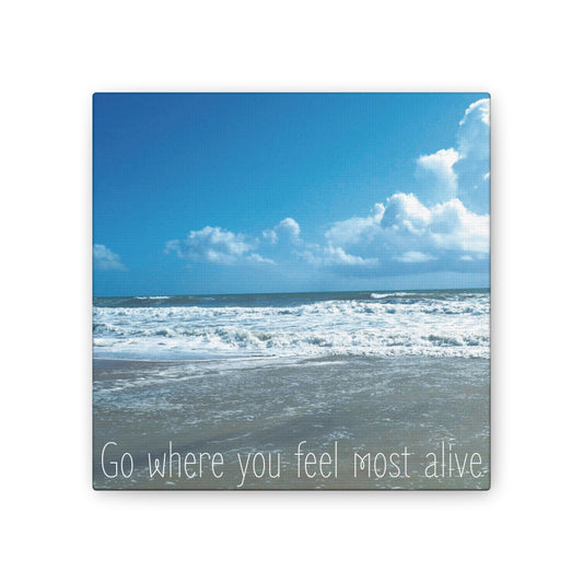 'Go Where You Feel Most Alive' | Canvas