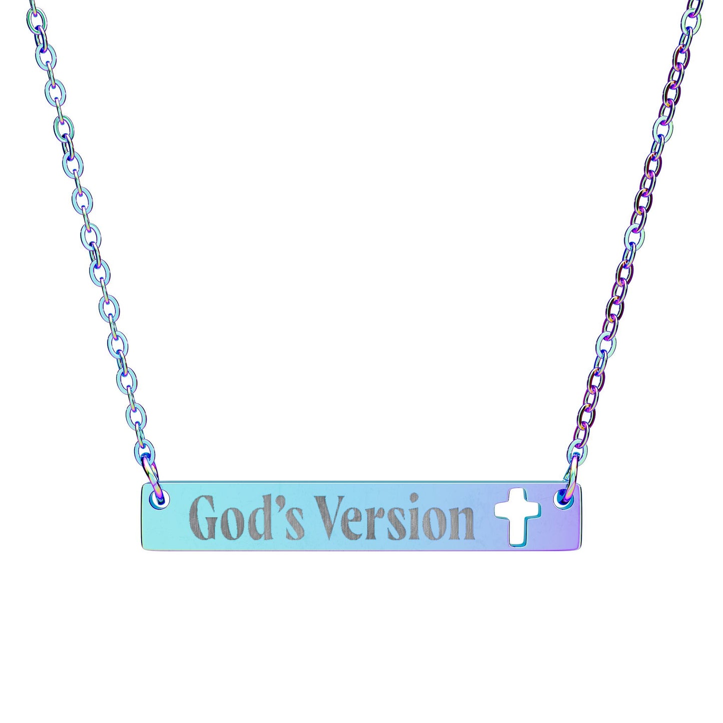 God's Version, Necklace with Cross Cutout