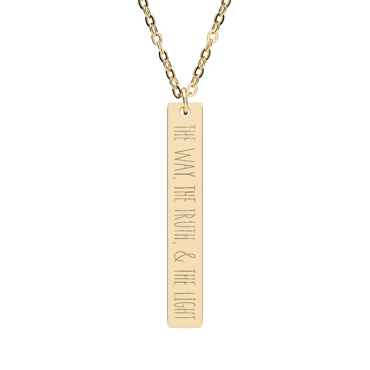 The Trinity Bar, Vertical Necklace