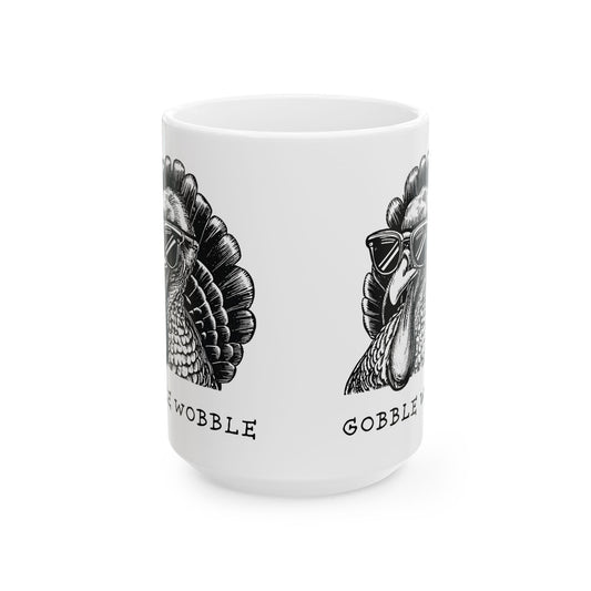 Gobble Wobble, Mug