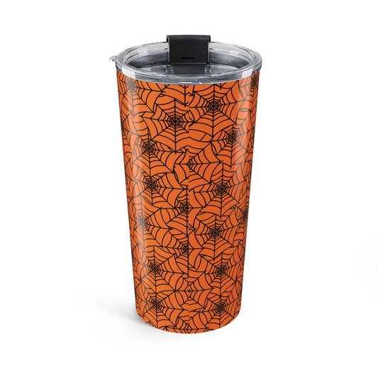 Tangled Web | 20oz Tumbler w/ Lid, Orange