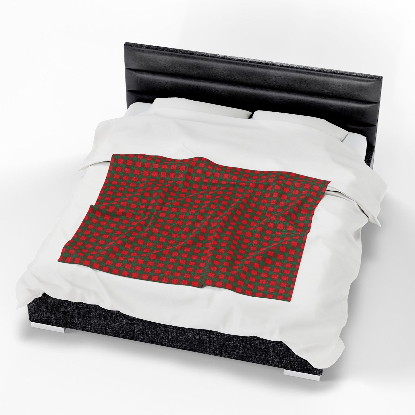 Santa Plaid | Holiday Plush Throw