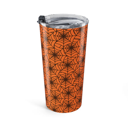 Tangled Web | 20oz Tumbler w/ Lid, Orange