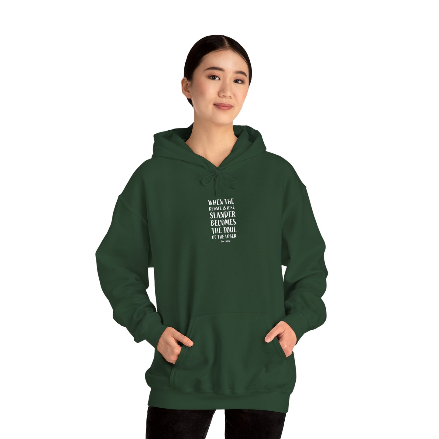 Quote Socrates  | Cozy Hoodie