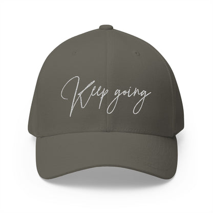 Keep Going | Closed Back, Fitted Hat