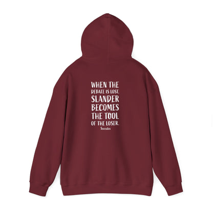 Quote Socrates  | Cozy Hoodie