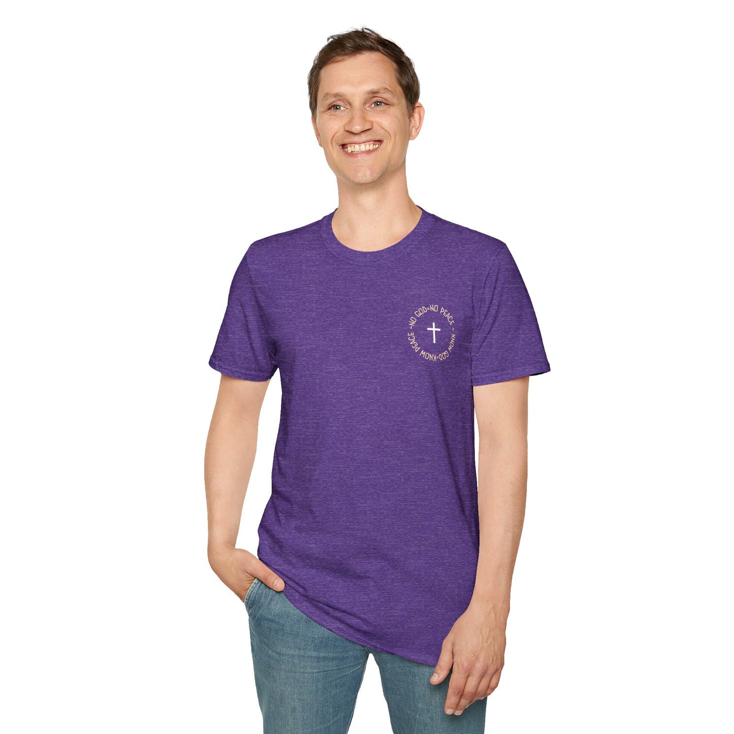 No God No Peace Know God Know Peace, Soft Tee