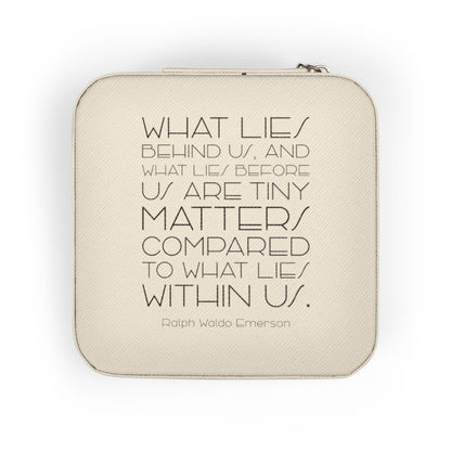'What Lies Behind Us' | Travel Jewelry Case
