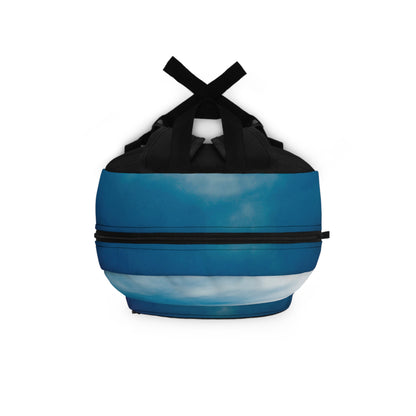 Deep Waters Above | Blue Backpack