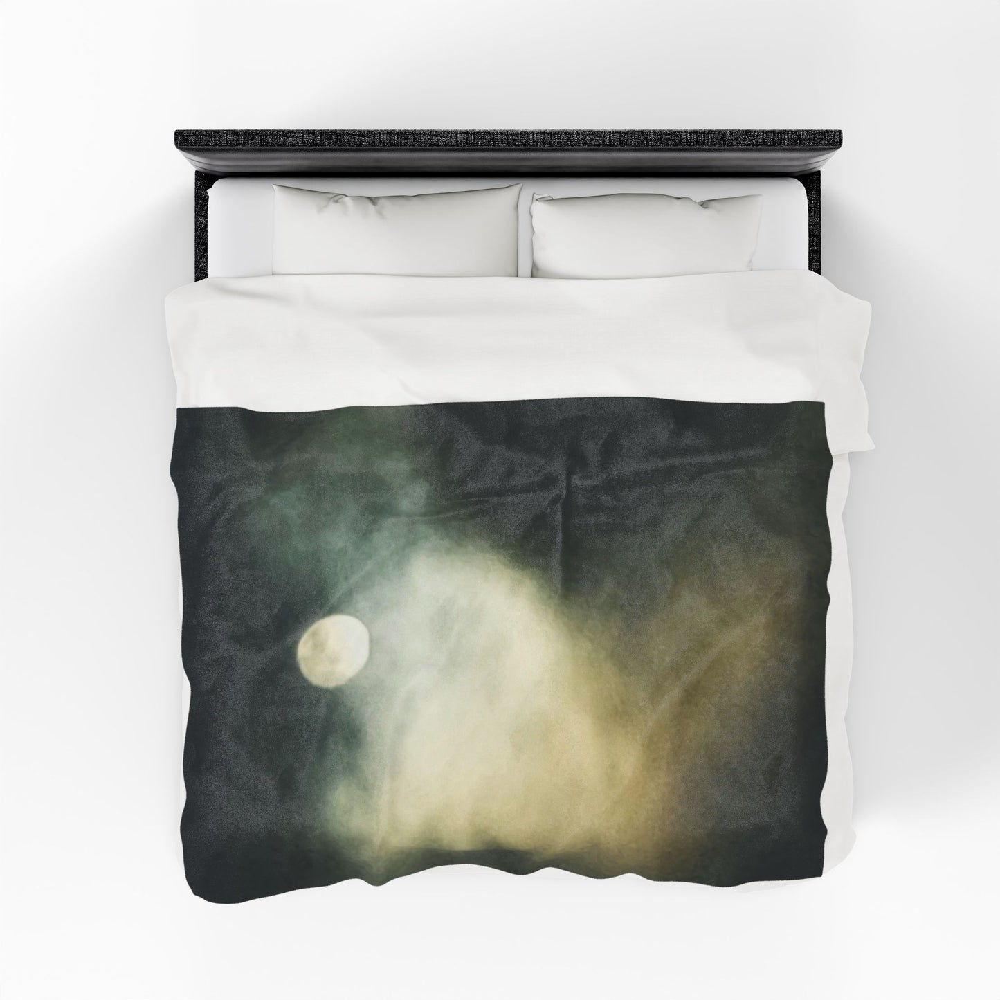 Ghostly Moon | Plush Blanket