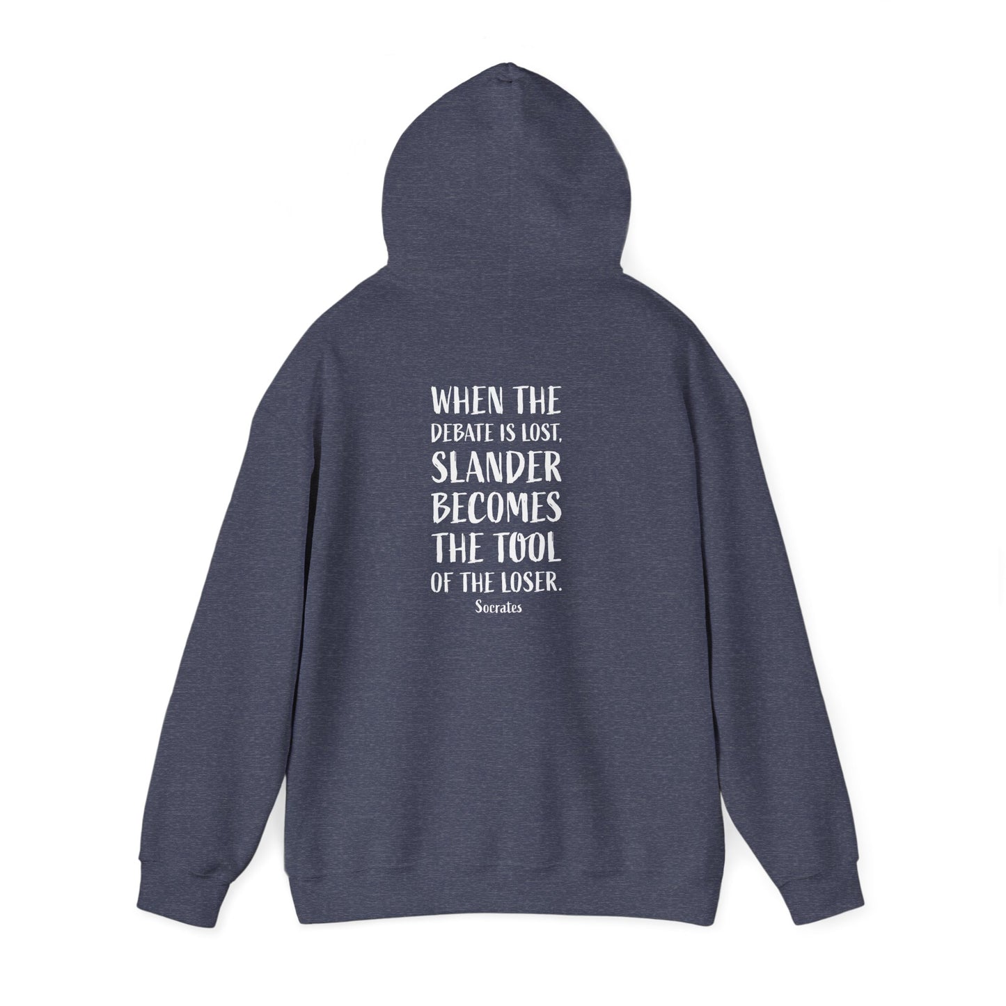 Quote Socrates  | Cozy Hoodie