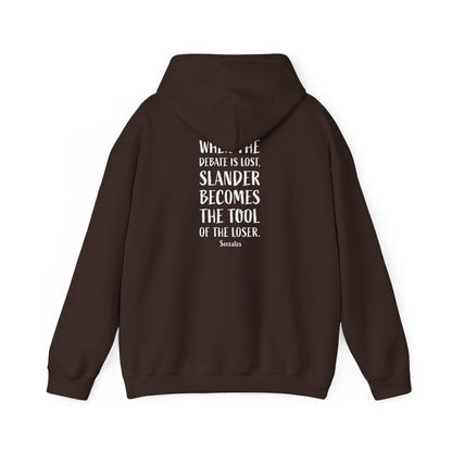 Quote Socrates  | Cozy Hoodie