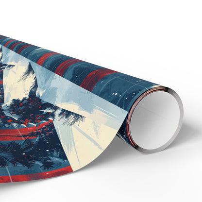Frosted Freedom Wrapping Paper