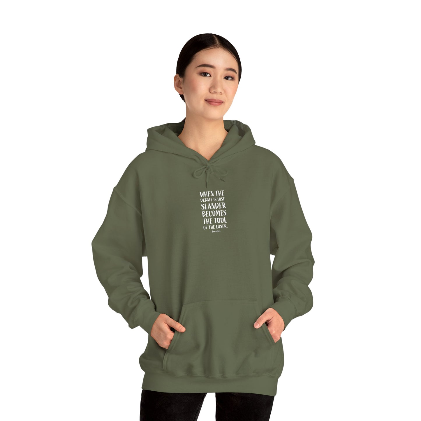 Quote Socrates  | Cozy Hoodie