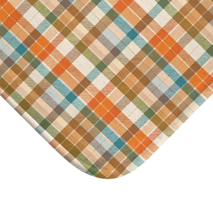 Golden Glen | Cozy Plaid Bath Mat