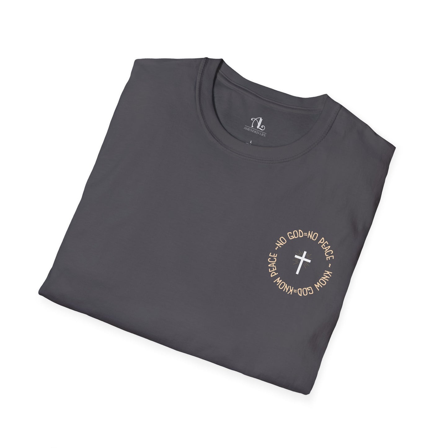 No God No Peace Know God Know Peace, Soft Tee