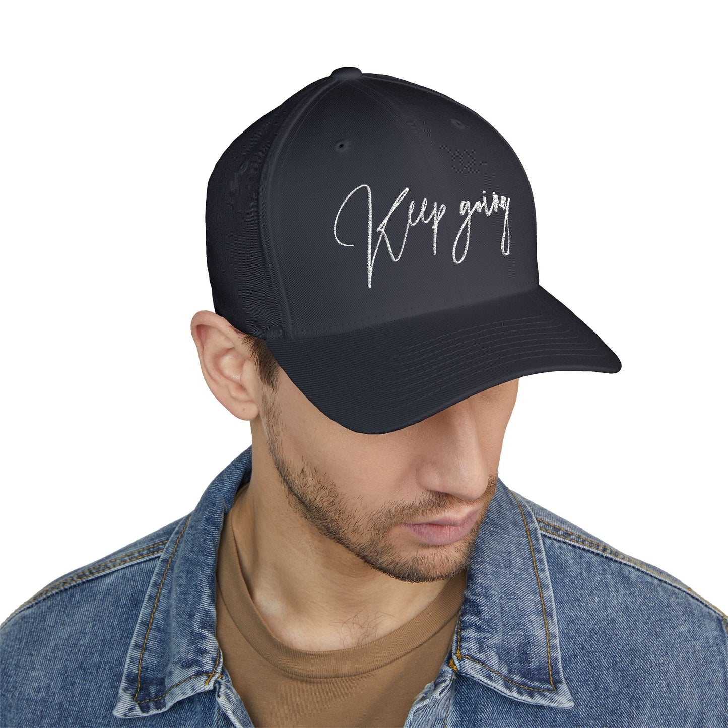 Keep Going | Closed Back, Fitted Hat