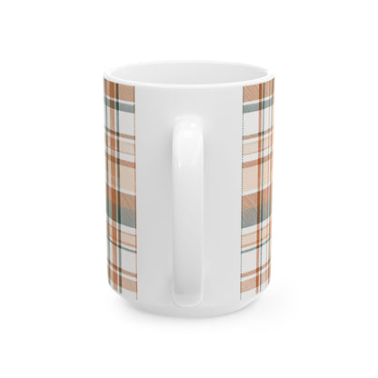 Plaid Perfection: Flannels, Bonfires & Fuzzy Socks | 15oz Ceramic Mug