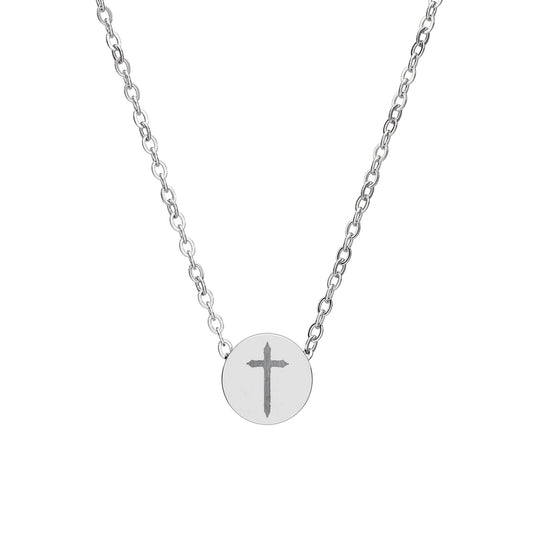 Iron Cross | Engraved Necklace
