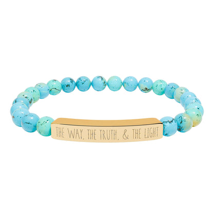 The Way, The Truth, and The Light, Beaded Bracelet