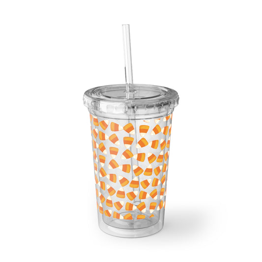 Candy Corn  16oz Acrylic Tumbler