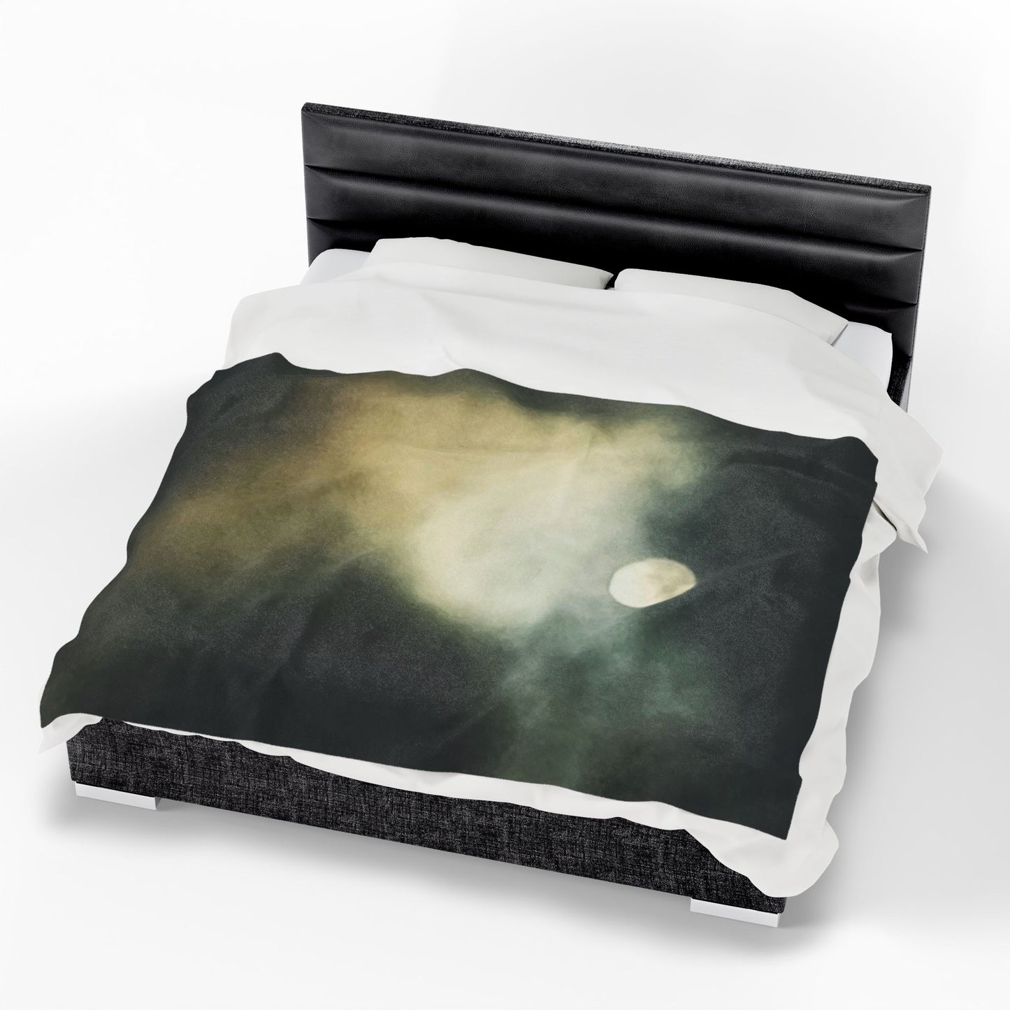Ghostly Moon | Plush Blanket