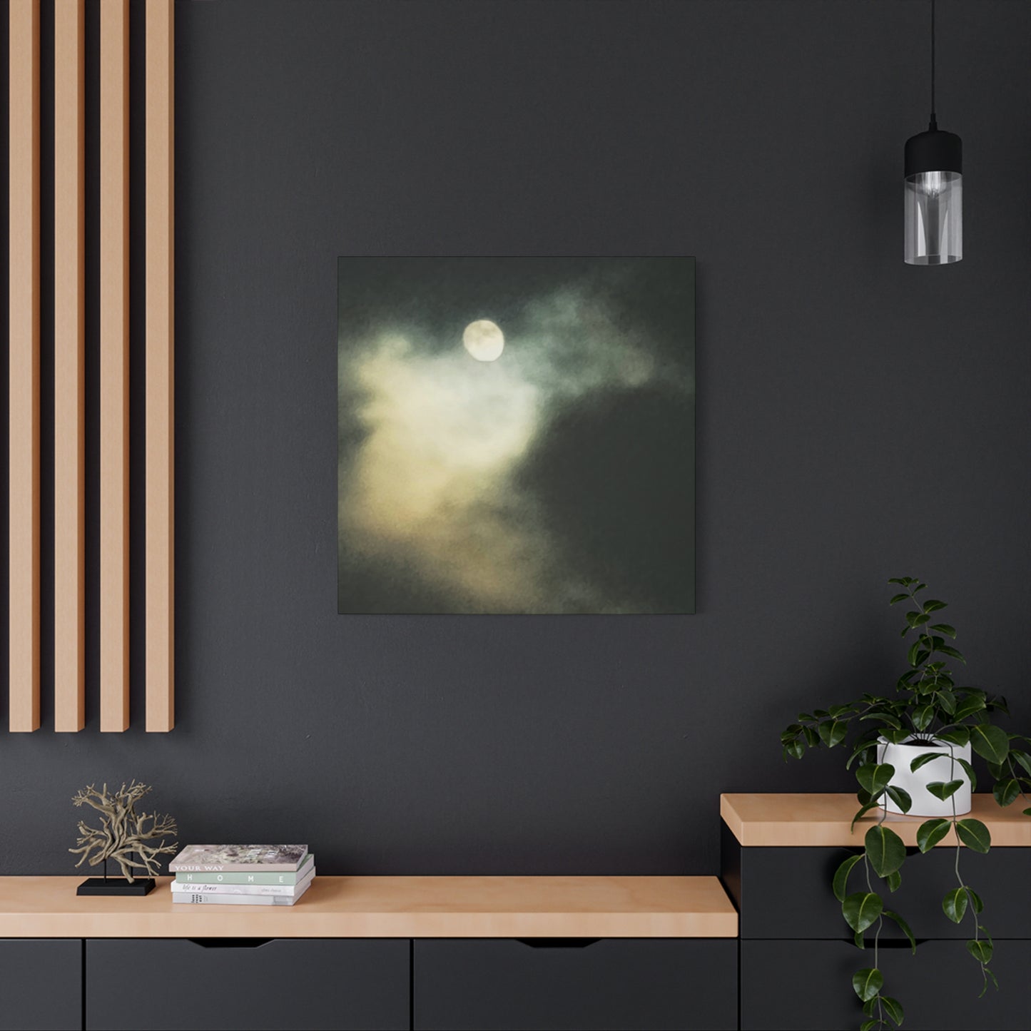 Ghostly Moon, Canvas