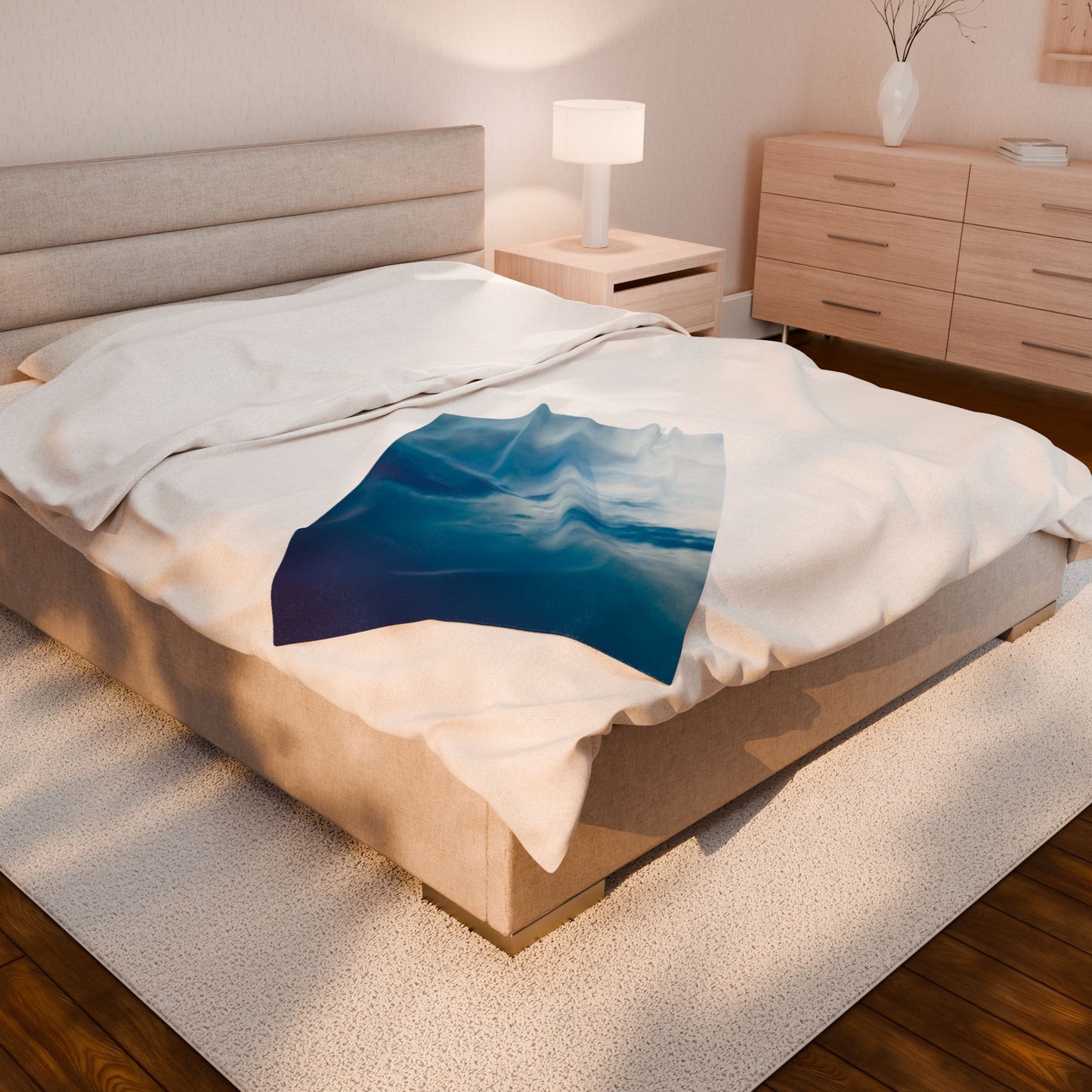 Deep Waters Above | Plush Blanket