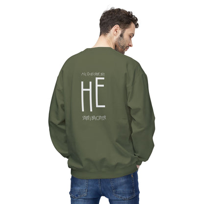 HE Shines Brighter | Cozy Crewneck Sweatshirt