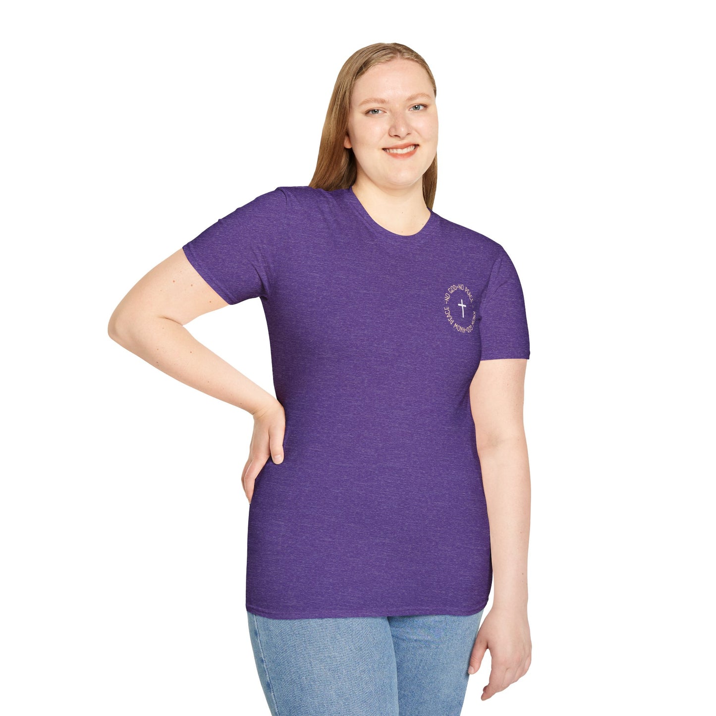 No God No Peace Know God Know Peace, Soft Tee