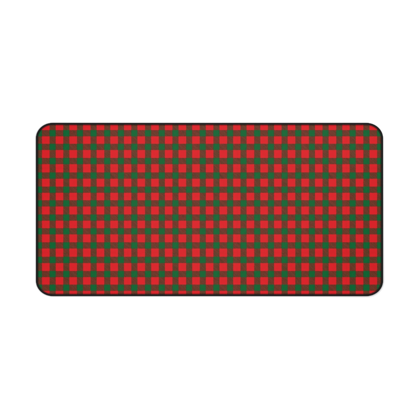 Santa's Plaid Gaming Pad & Desk Mat