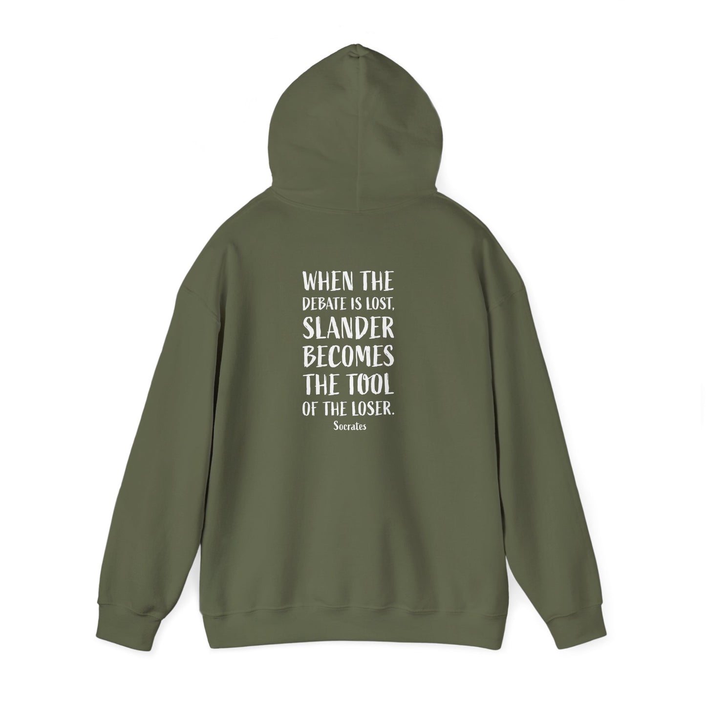 Quote Socrates  | Cozy Hoodie