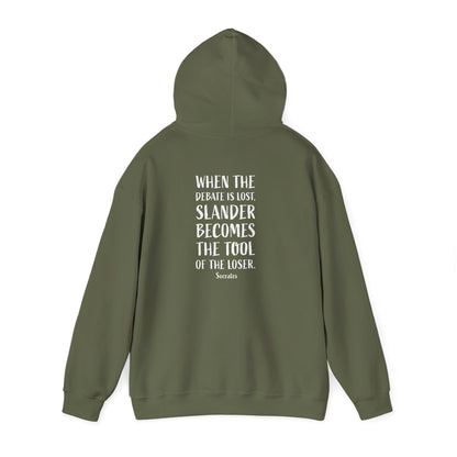 Quote Socrates  | Cozy Hoodie
