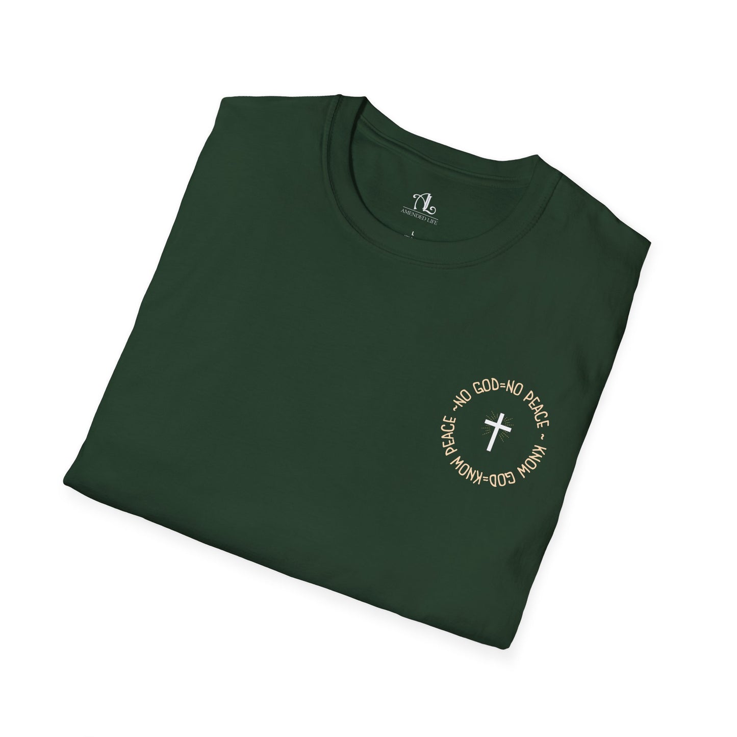No God No Peace Know God Know Peace, Soft Tee
