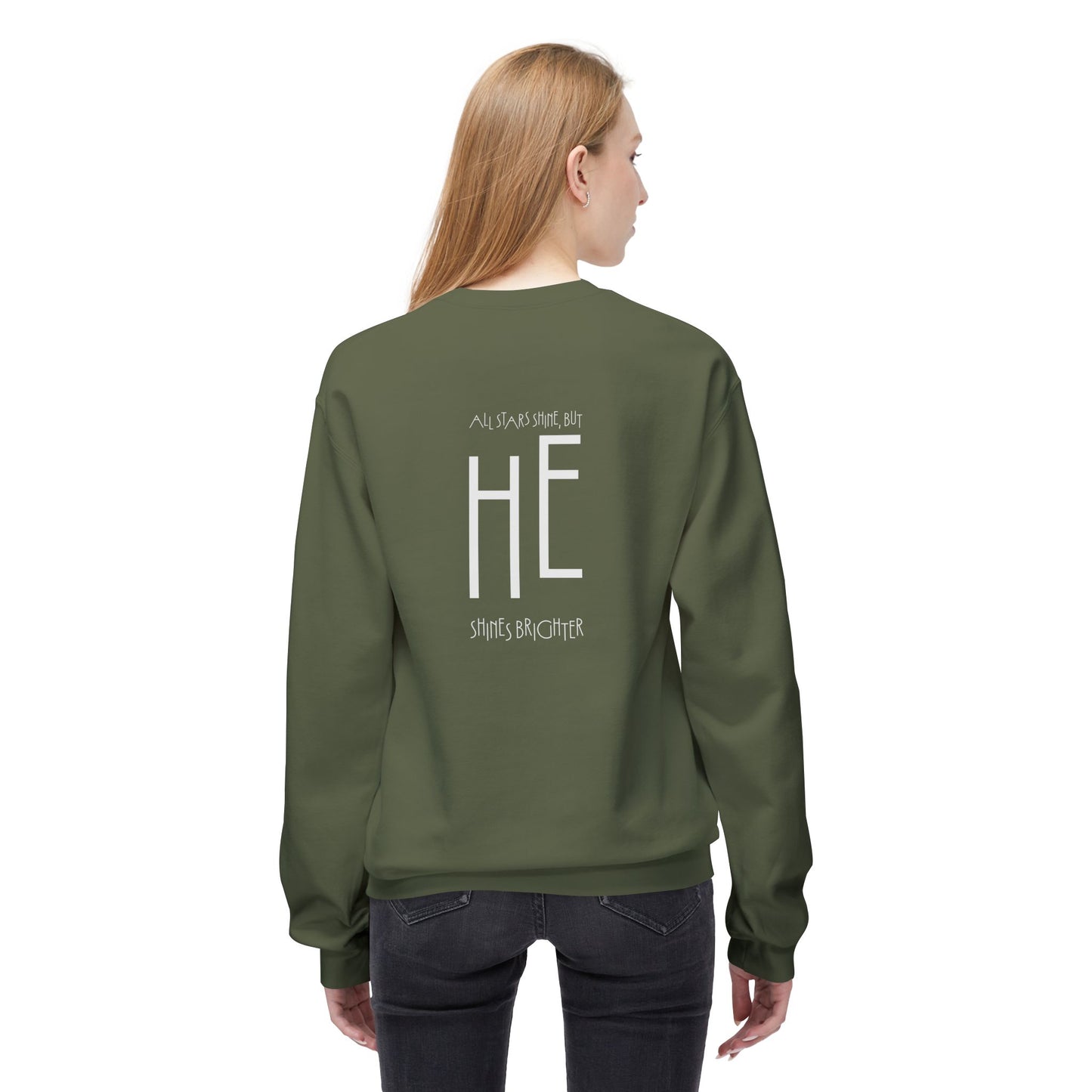 HE Shines Brighter | Cozy Crewneck Sweatshirt