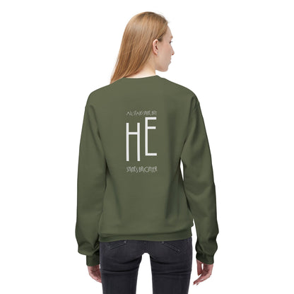HE Shines Brighter | Cozy Crewneck Sweatshirt