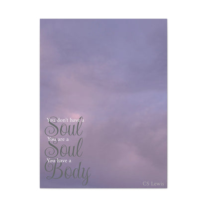 You Don't Have A Soul, You Are A Soul | Canvas