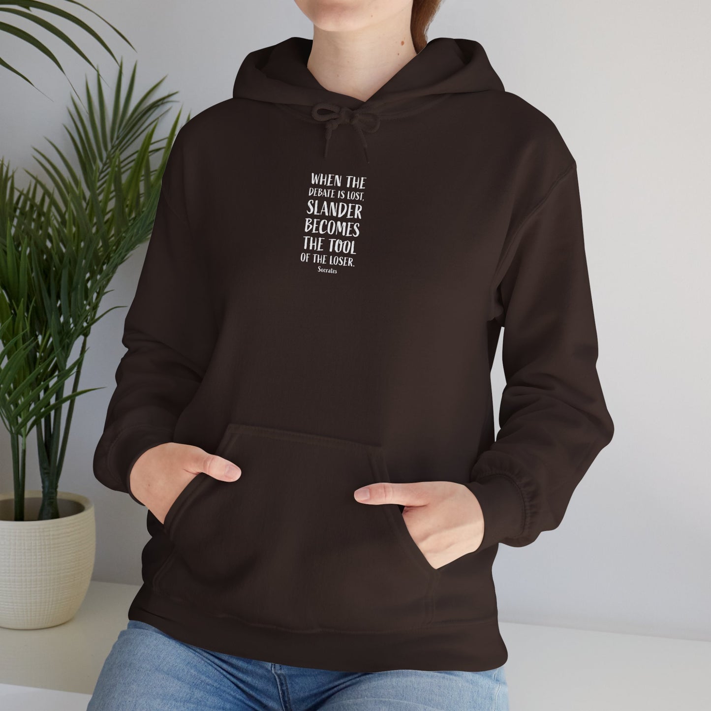Quote Socrates  | Cozy Hoodie