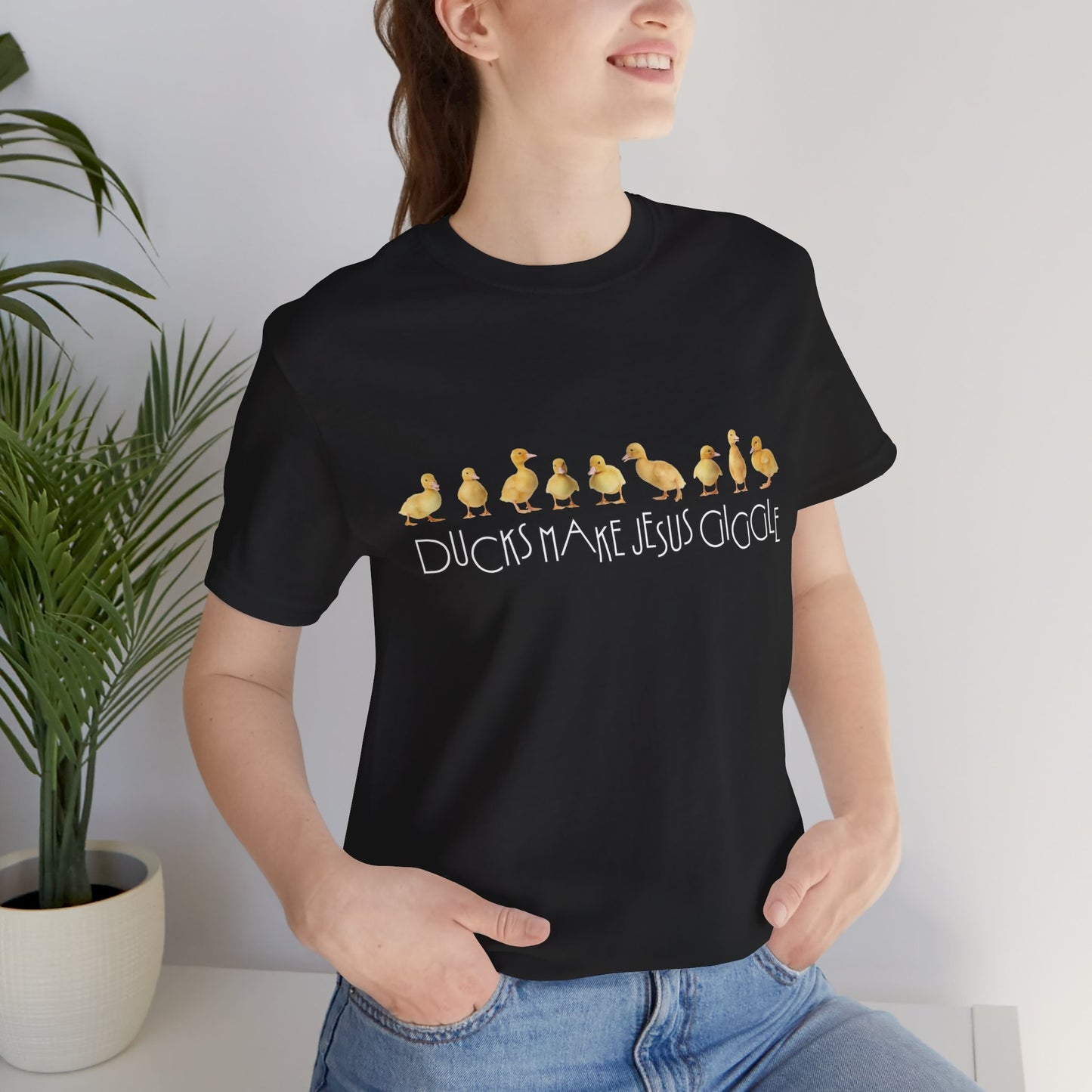 Ducks Make Jesus Giggle, Soft Tee