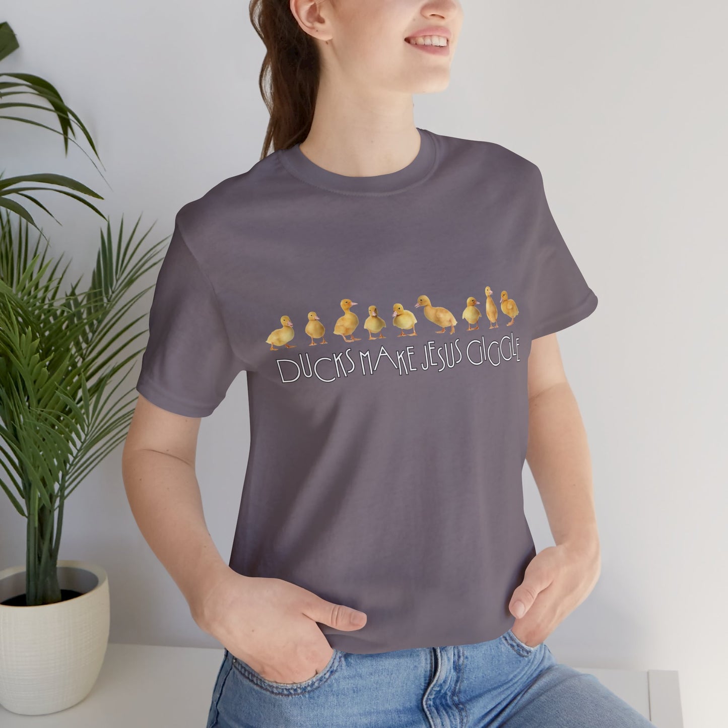 Ducks Make Jesus Giggle, Soft Tee