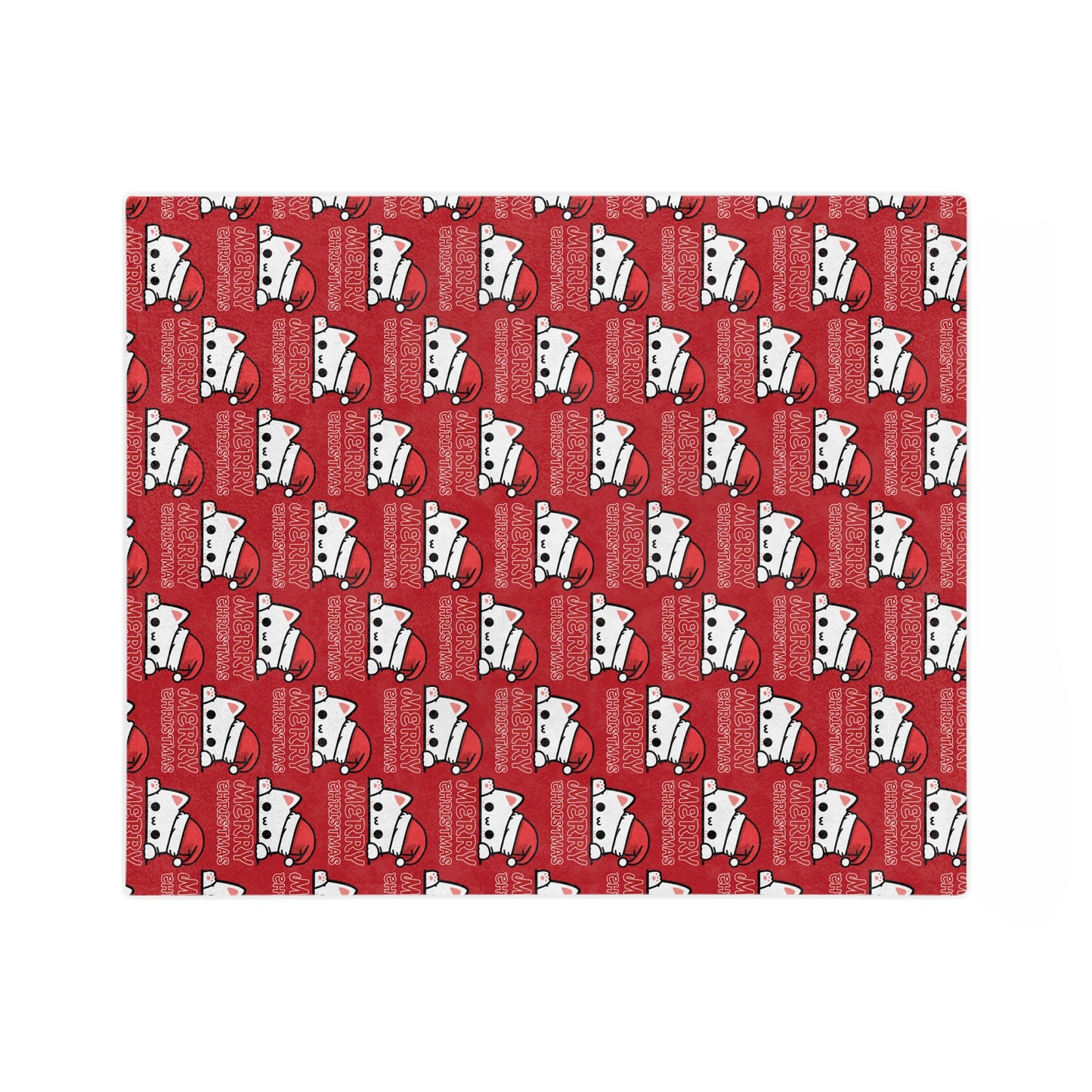 Santa Paws, Velveteen Fleece Blanket