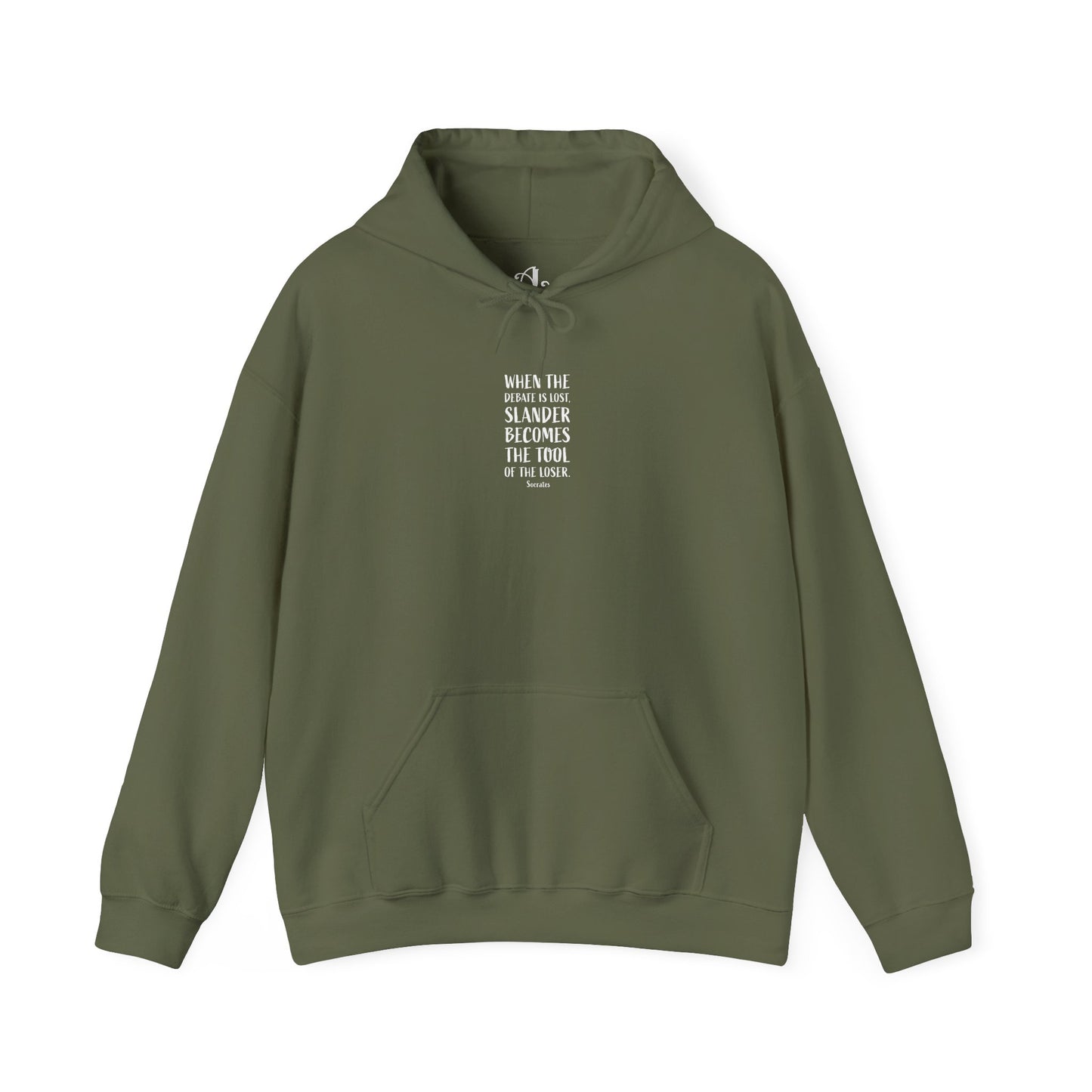 Quote Socrates  | Cozy Hoodie