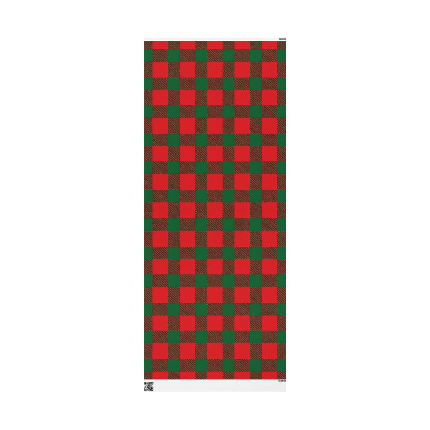 Santa's Buffalo Plaid Wrapping Paper