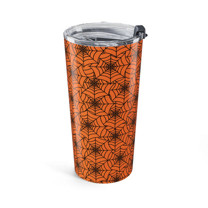 Tangled Web | 20oz Tumbler w/ Lid, Orange