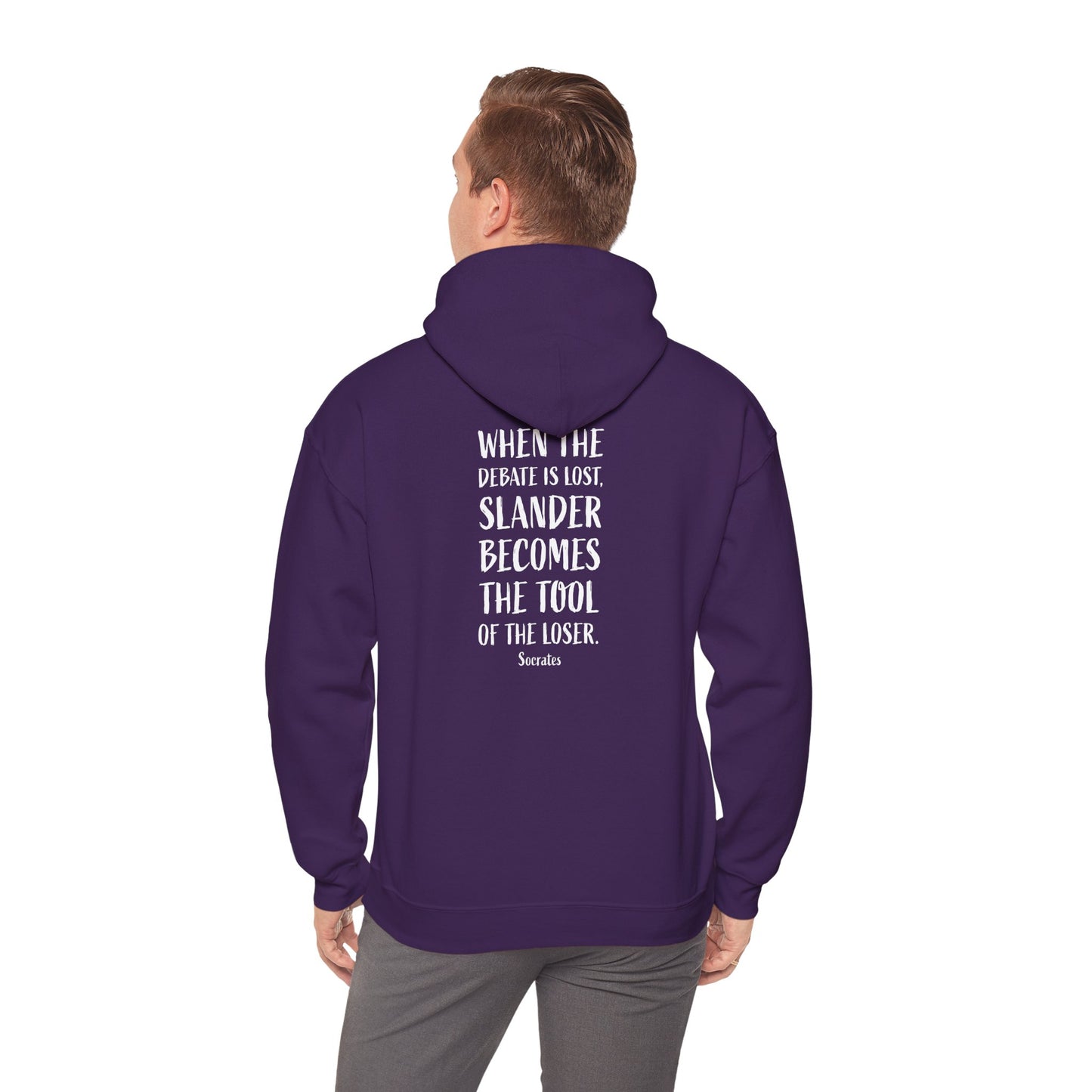 Quote Socrates  | Cozy Hoodie