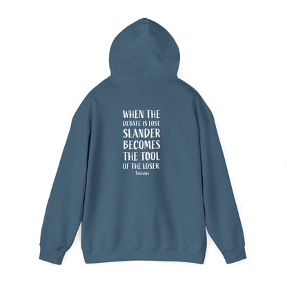 Quote Socrates  | Cozy Hoodie