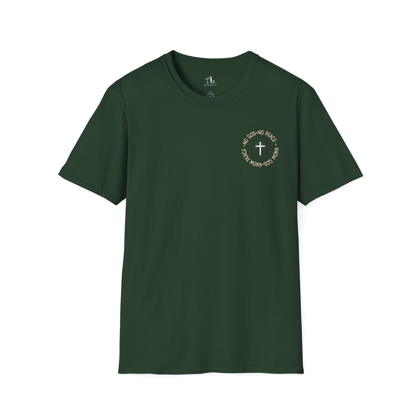 No God No Peace Know God Know Peace, Soft Tee