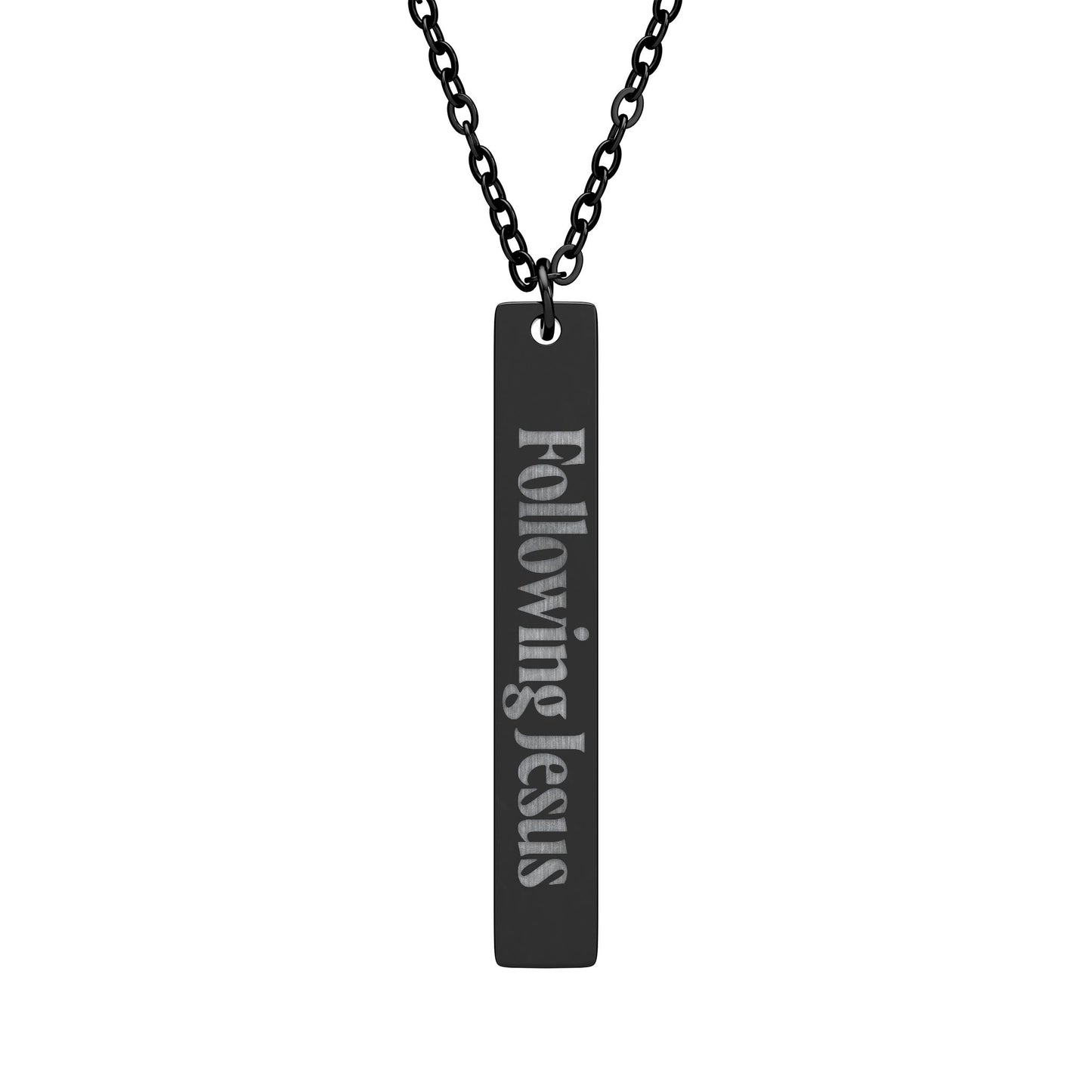 Following Jesus | Engraved Necklace